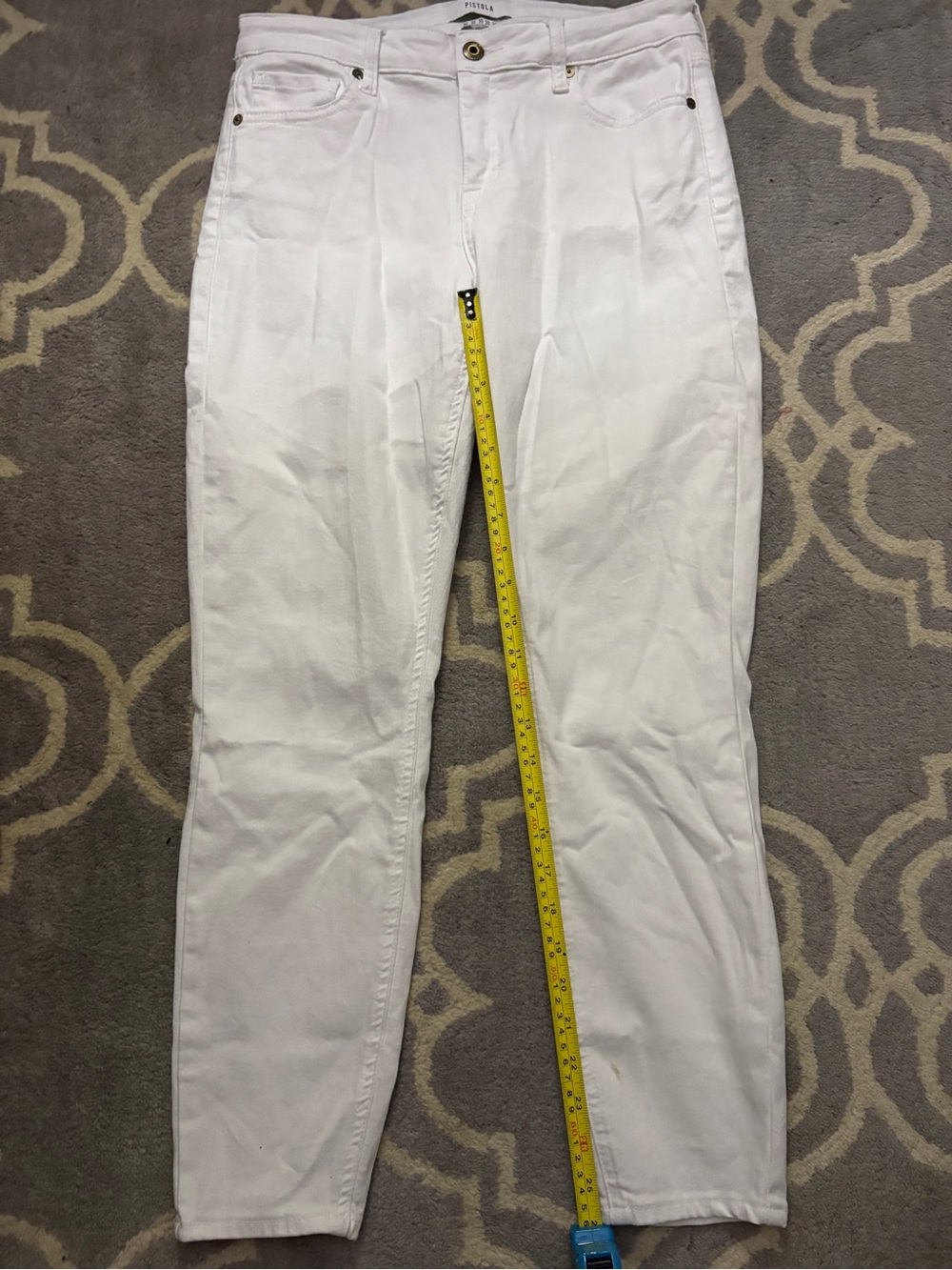 Pistola White High-Rise Skinny Jeans